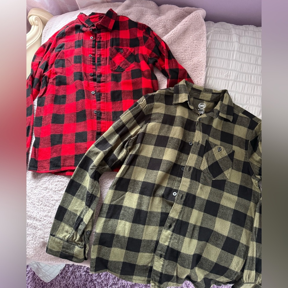 XL flannel shirts